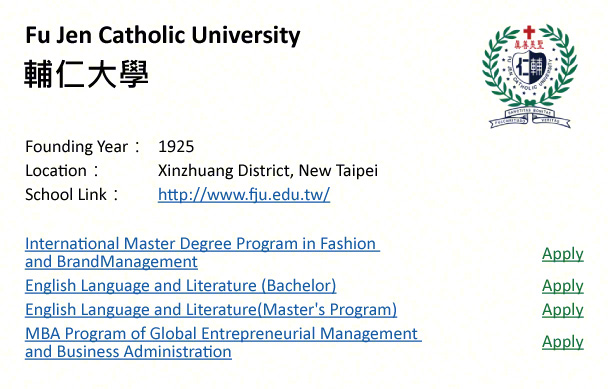 Kaohsiung Medical University, Kaohsiung-shows address, logo & clickable link